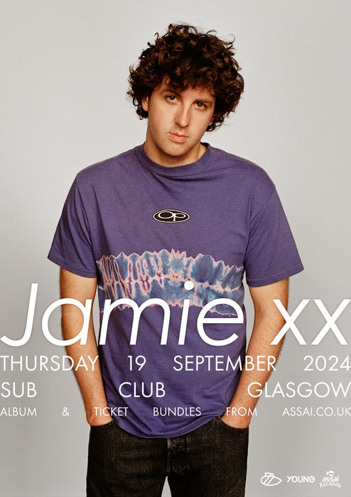 Jamie xx In Waves Sub Club Glasgow Ticket Bundle Thursday 19th September 2024