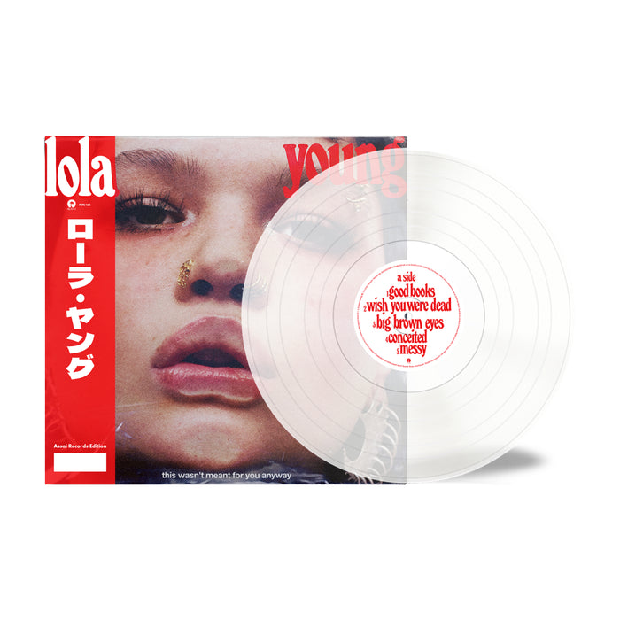 Lola Young This Wasn't Meant For You Anyway Vinyl LP Signed Assai Obi Edition Transparent Colour 2025