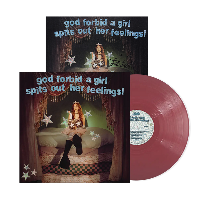 LØLØ god forbid a girl spits out her feelings! Vinyl LP Opaque Fruit Punch Colour + Exclusive Signed Print 2026