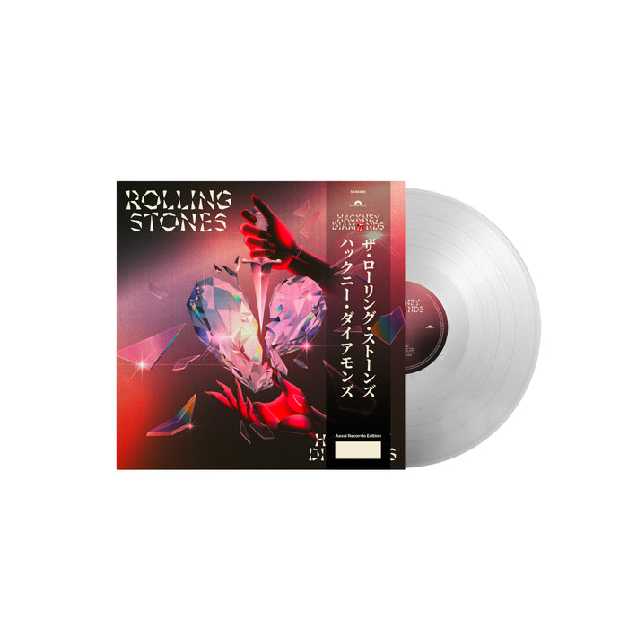 The Rolling Stones Hackney Diamonds Vinyl LP Crystal Clear Assai Obi Edition 2023