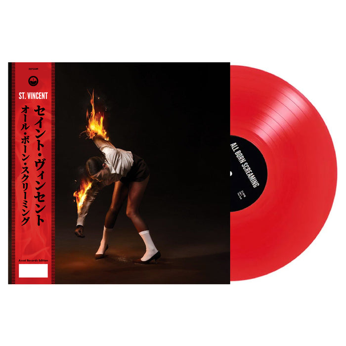 St Vincent All Born Screaming Vinyl LP Assai Obi Edition Red Colour 2024