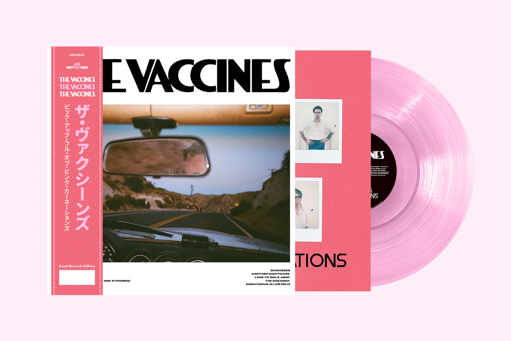The Vaccines Pick-Up Full Of Pink Carnations Vinyl LP Signed Assai Obi Edition Translucent Pink Colour 2024