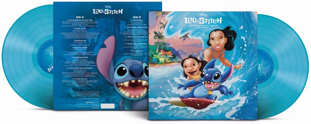 Lilo & Stitch Vinyl LP Curacao Colour 20th Anniversary 2022
