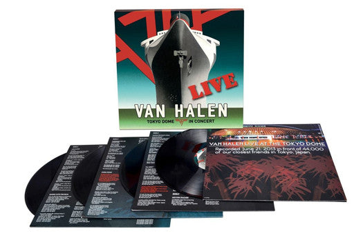 VAN HALEN TOKYO DOME IN CONCERT LIVE LP VINYL NEW 2015 33RPM 4LP SET