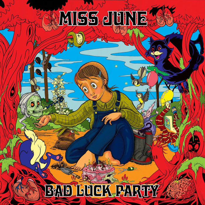 Miss June Bad Luck Party Blue Vinyl LP New 2019