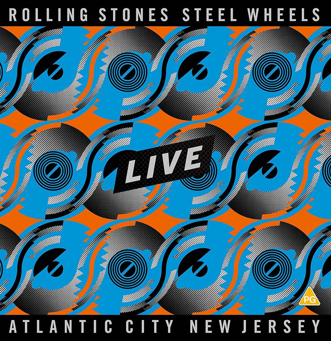 Rolling Stones - Steel Wheels Live Vinyl LP Blue & Orange 2020