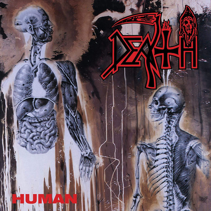 Death - Human Vinyl LP Clear With Bone White Pinwheels 2020