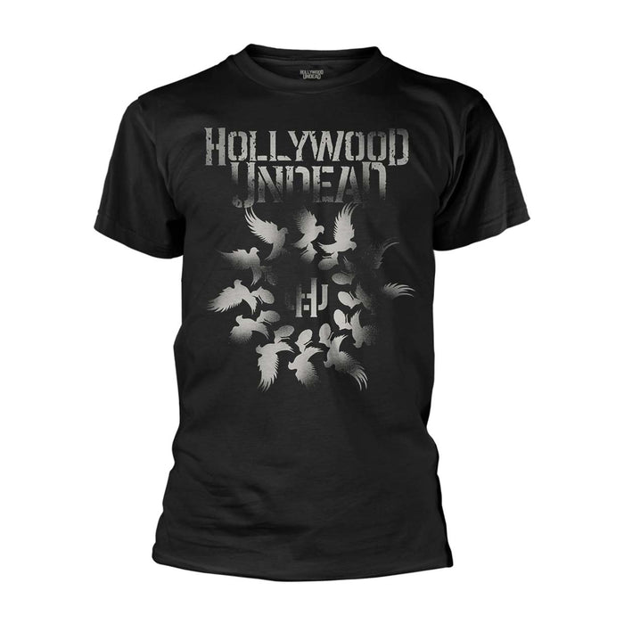 HOLLYWOOD UNDEAD Dove Grenade Spiral MENS Black X-Large T-Shirt NEW