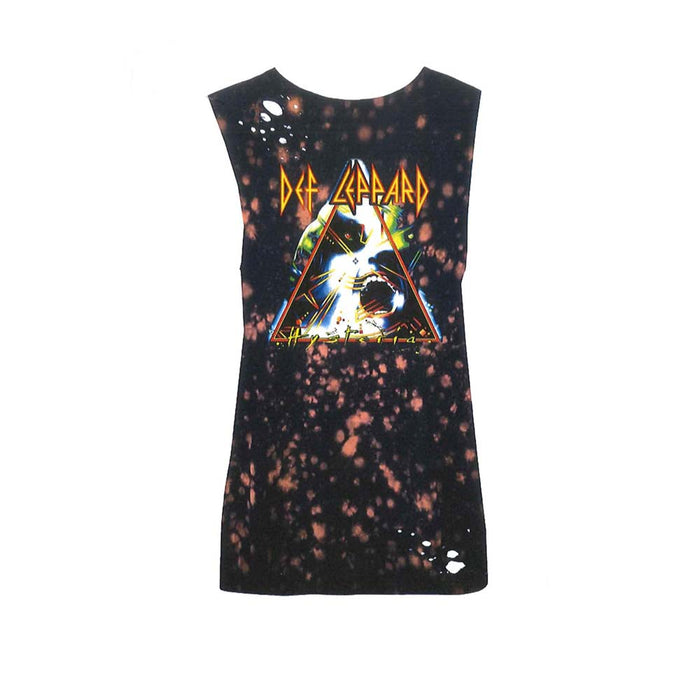 DEF LEPPARD Hysteria WOMENS SMALL Cutt-Off NEW