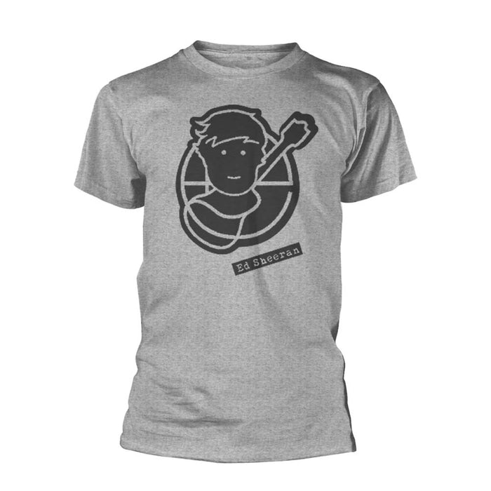 ED SHEERAN Pictogram MENS Grey XXL T-Shirt NEW