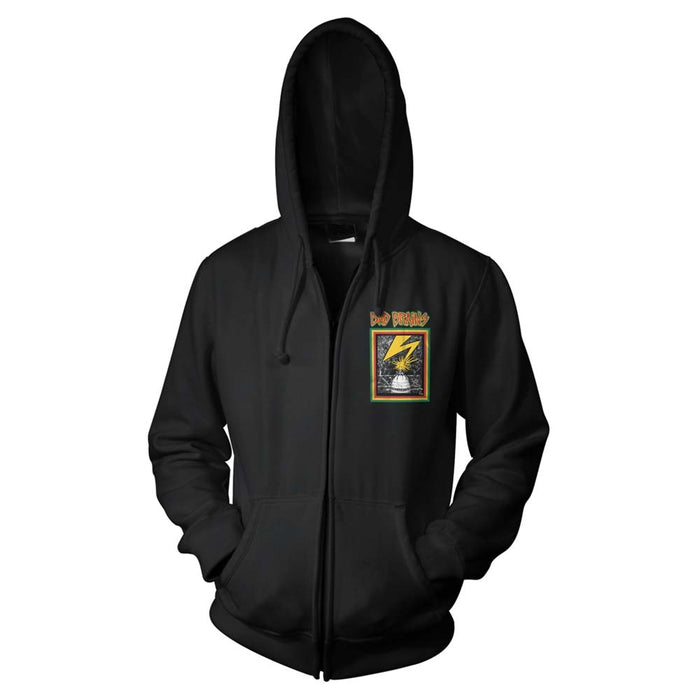 BAD BRAINS Bad Brains MENS Black LARGE Zipped Hoodie NEW