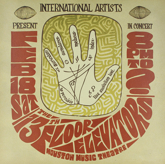 13TH FLOOR ELEVATORS LIVE EVOLUTION LOST LP VINYL NEW (US) 33RPM