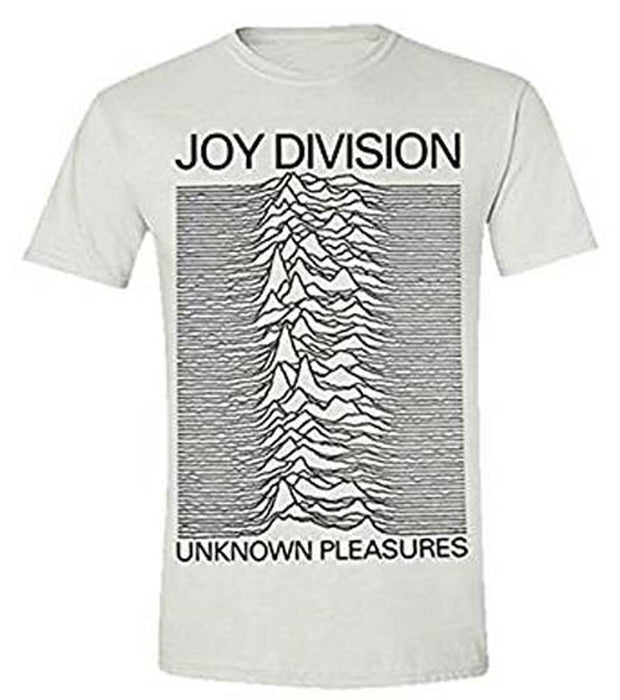 JOY DIVISION Unknown Pleasures MENS White SIZE MEDIUM T-SHIRT NEW