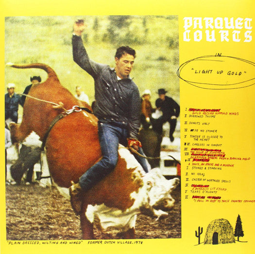 Parquet Courts Light Up Gold Vinyl LP 2013