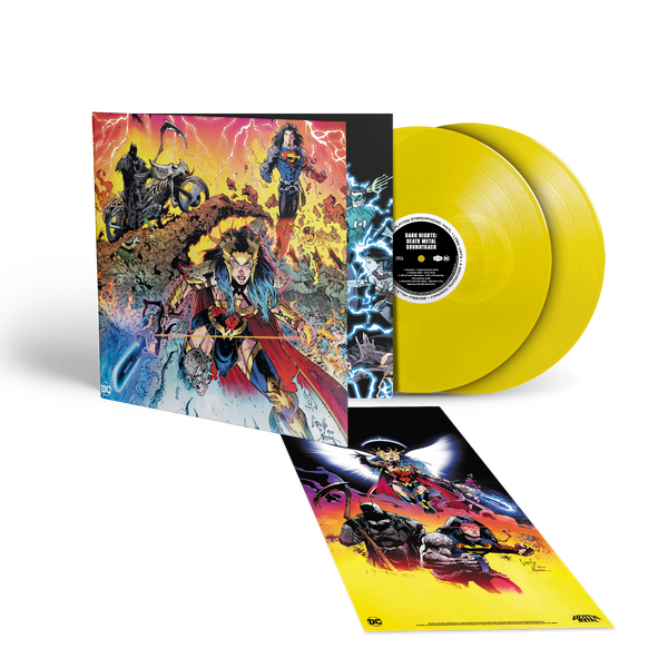 DC Dark Nights Death Metal Soundtrack Vinyl LP Indies Yellow Colour 2021