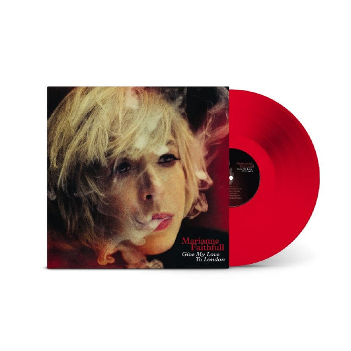 Marianne Faithful Give My Love To London Vinyl LP Red Colour 2023