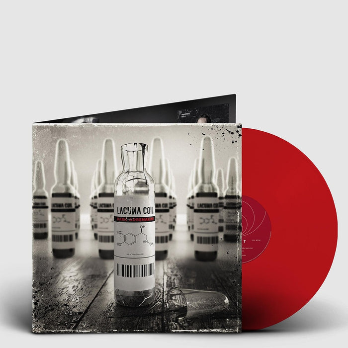 Lacuna Coil Dark Adrenaline Vinyl LP Transparent Red Colour 2023