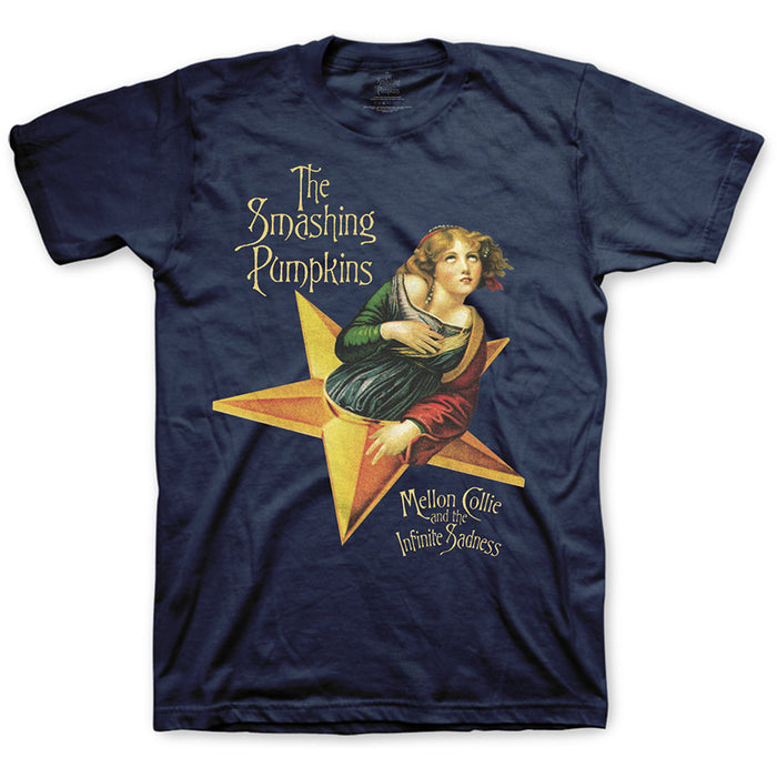 Smashing Pumpkins Mellon Collie Navy Blue Small Unisex T-Shirt