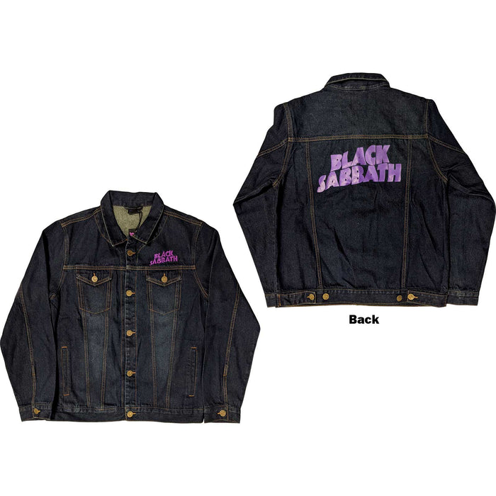 Black Sabbath Large Unisex Blue Denim Jacket