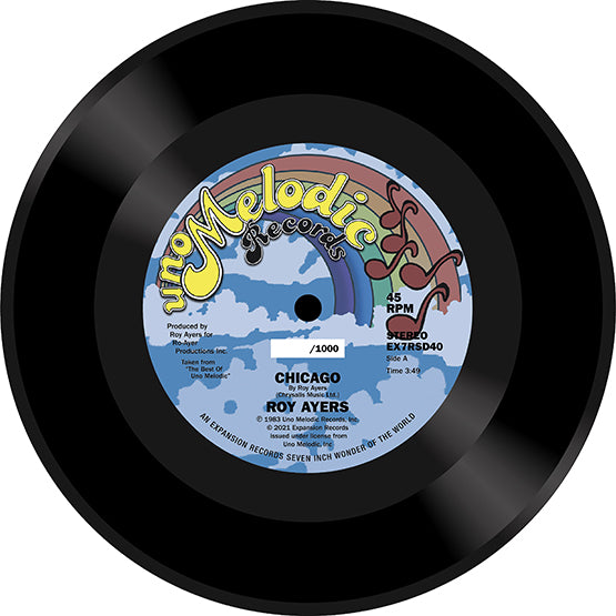 Roy Ayers Chicago / D.C. City 7" Vinyl Single RSD 2021