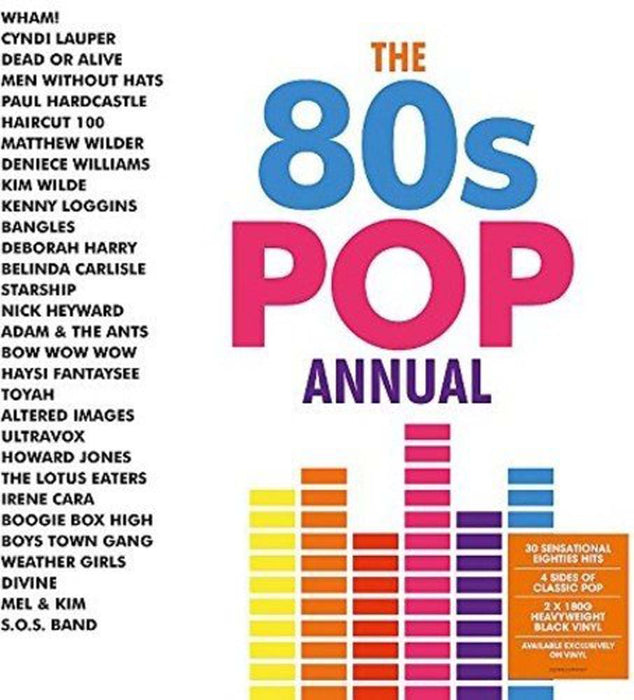 80s Pop Annual 2LP Vinyl Compilation NEW 2017