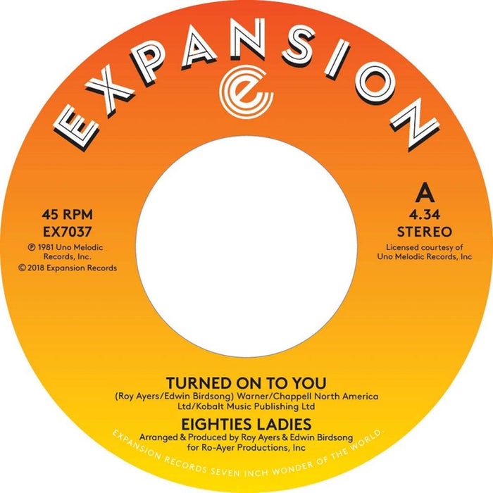 Eighties Ladies Turned On To You 7" Single New 2018