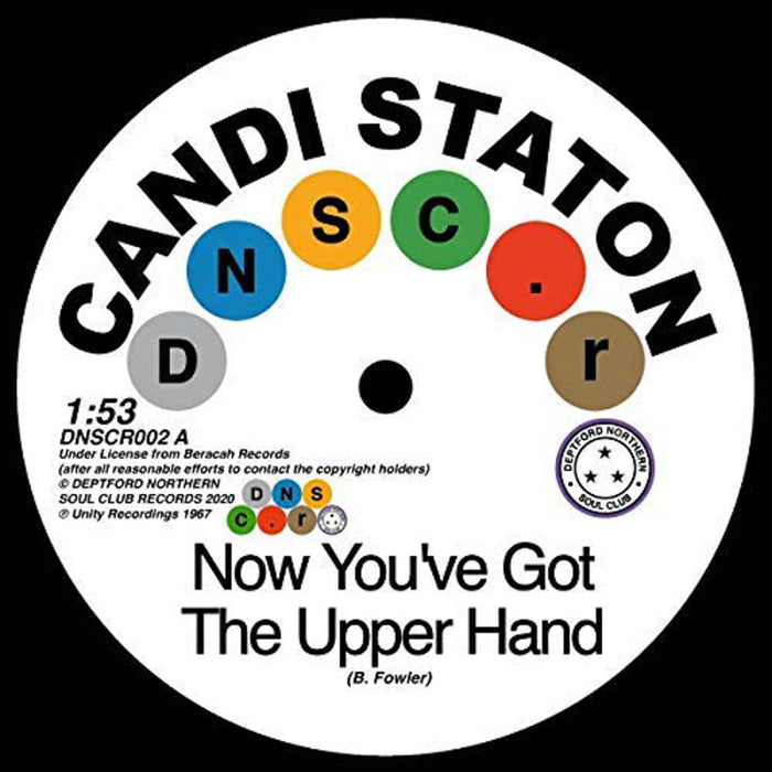 Candi Staton & Chappells Now You've Got The Upper Hand / You're Acting Kind Of Strange Vinyl 7" Single 2020