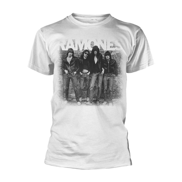RAMONES First Album Faded MENS White LARGE T-Shirt NEW
