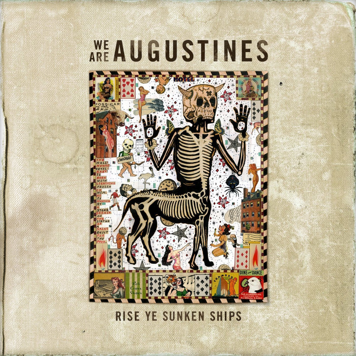 WE ARE AUGUSTINES RISE YE SUNKEN SHIPS VINYL LP 2011