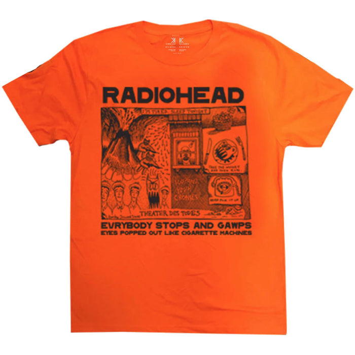Radiohead Gawps Orange Small T-Shirt