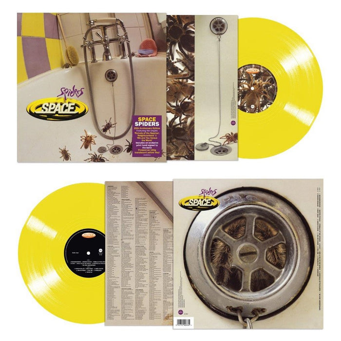 Space Spiders Vinyl LP Indies Signed Print Yellow Colour 2021