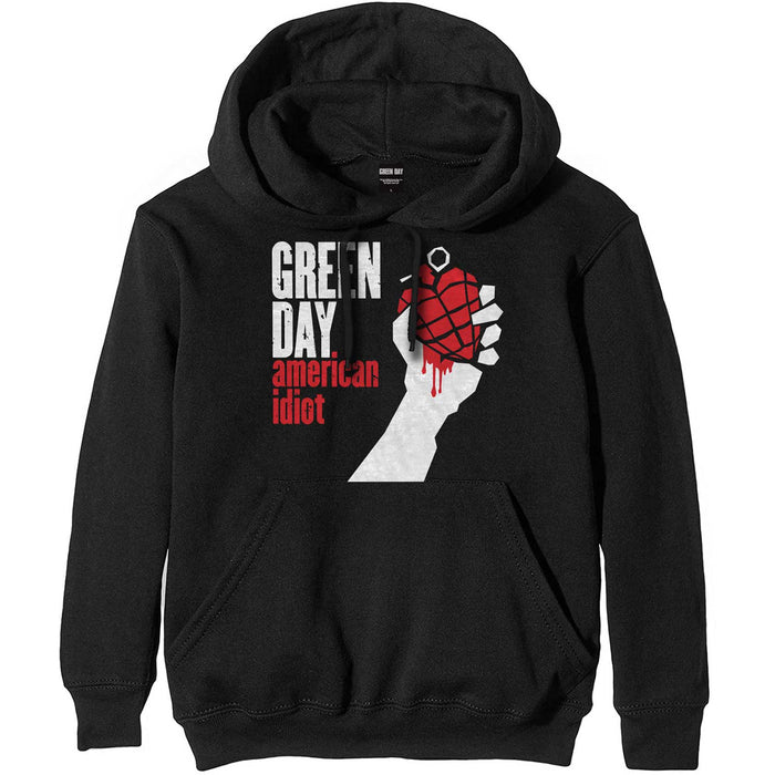 Green Day American Idiot Black Large Hoodie