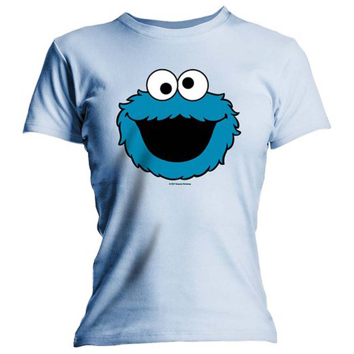 SESAME STREET COOKIE MONSTER LADIES T-SHIRT SMALLL NEW OFFICAL BRAVADO