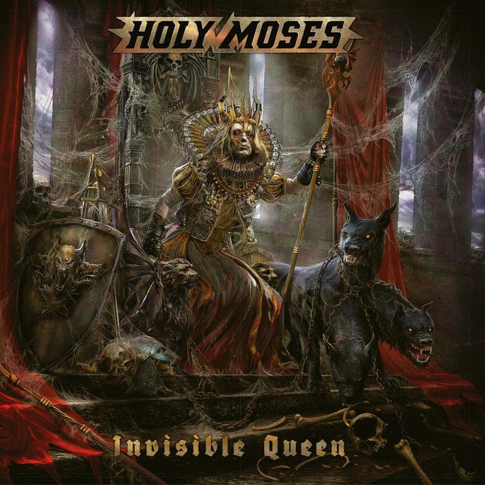 Holy Moses Invisible Queen Vinyl LP Red Transparent/Black Marbled 2023