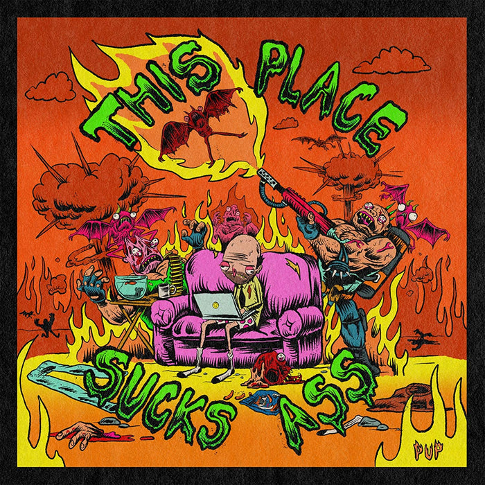 Pup This Place Sucks Ass Vinyl LP Indies Neon Green 2020