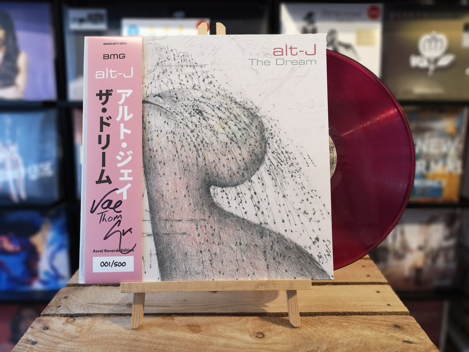 alt-J The Dream Vinyl LP Transparent Violet Colour Signed Assai Obi Edition 2022