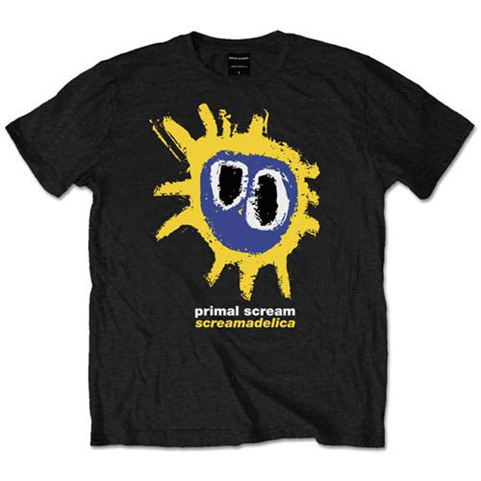 Primal Scream Screamadelica Yellow  Black X-Large Unisex T-Shirt