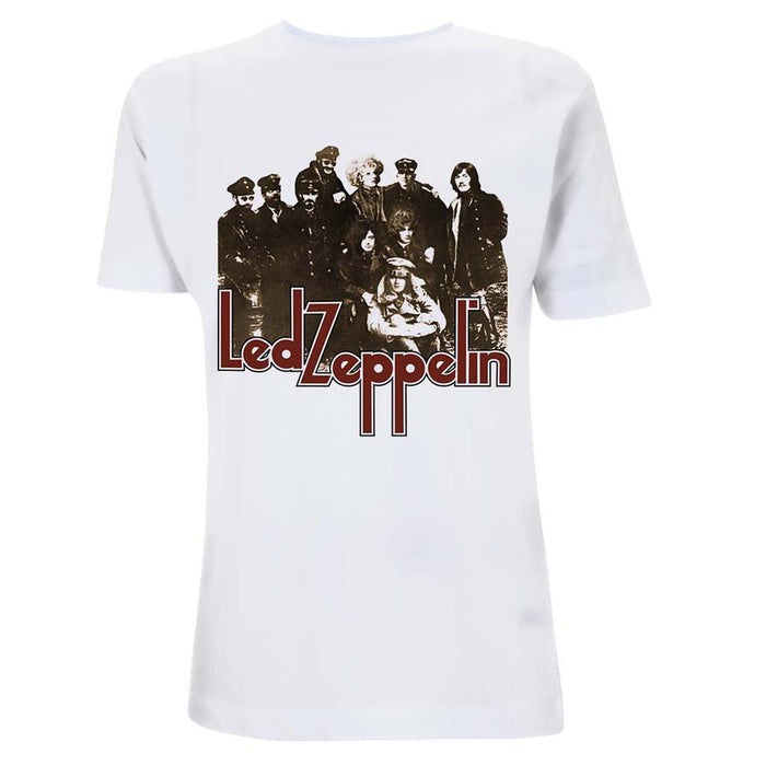 Led Zeppelin LZ II Photo T Shirt Mens White XXL New