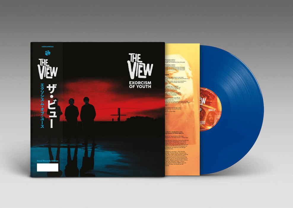 The View Exorcism of Youth Vinyl LP Signed Transparent Blue Colour Assai Obi Edition 2023