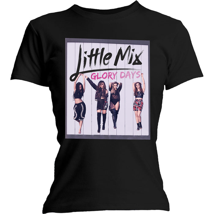 LITTLE MIX Glory Days LADIES Black Fitted Size X-Large T SHIRT NEW Official