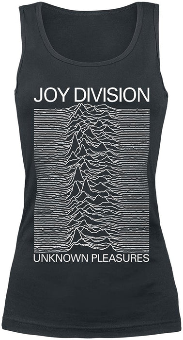 JOY DIVISION Unknown Pleasures LADIES Black SIZE SMALL VEST TOP NEW