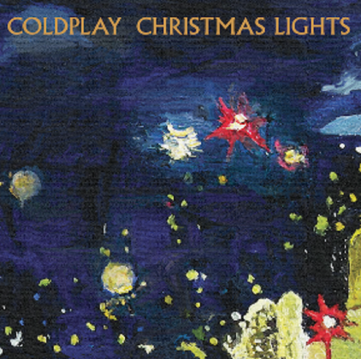 Coldplay Christmas Lights Vinyl 7" Single Blue Colour 2020