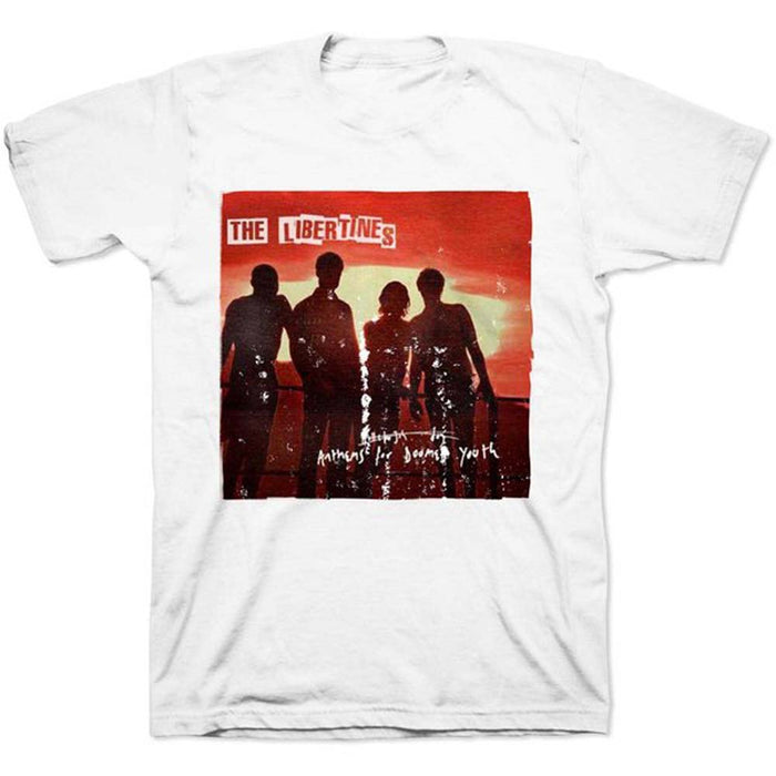 LIBERTINES ANTHEMS LARGE MENS T-SHIRT NEW OFFICIAL WHITE