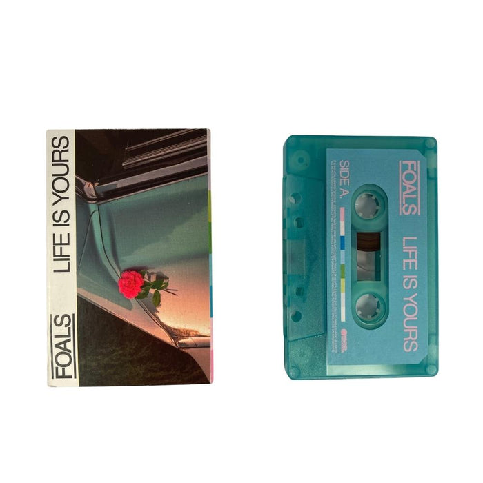 Foals Life Is Yours Cassette Tape Aqua Colour/Alternative Artwork 2022