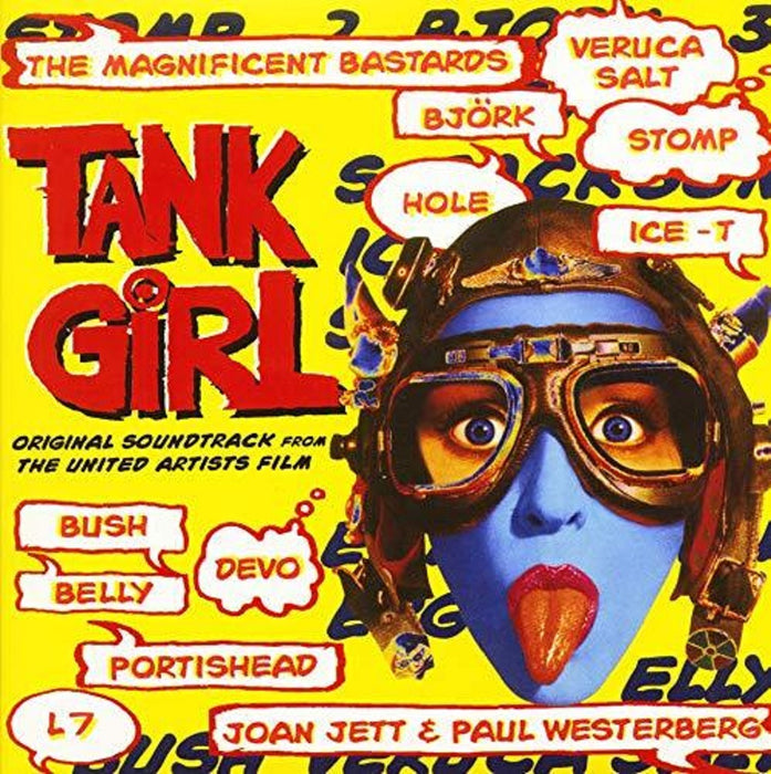 Tank Girl Vinyl LP Yellow with Red Splatter Colour Soundtrack 2018