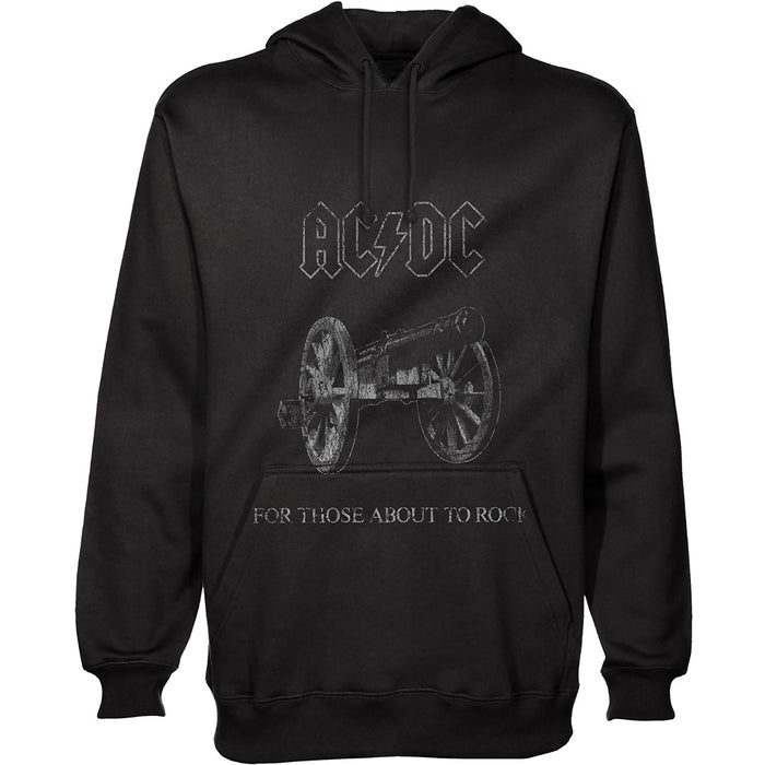 AC/DC For Those About To Rock Black Large Unisex Hoodie