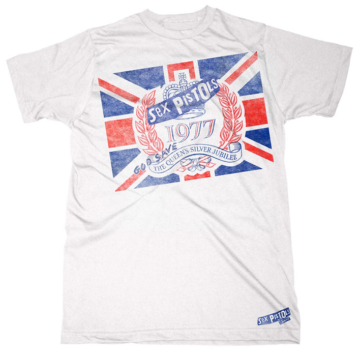 SEX PISTOLS Silver Jubilee MENS White LARGE T-Shirt NEW