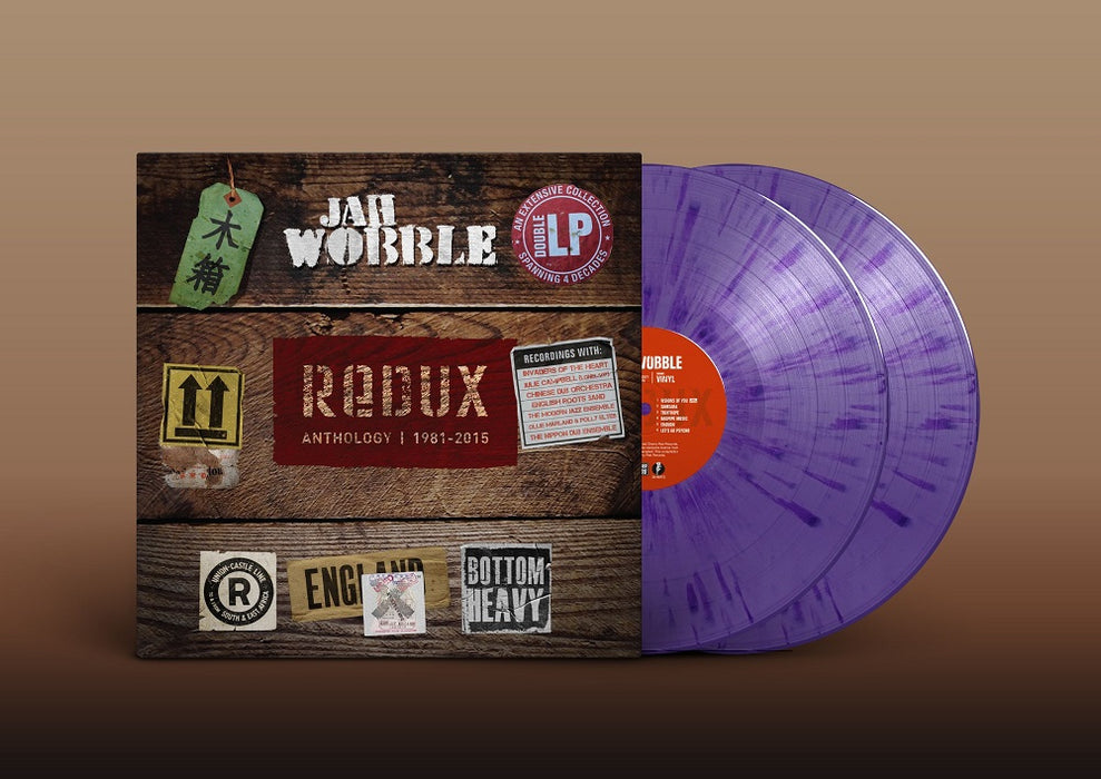 Jah Wobble Redux Vinyl LP Purple Splatter Colour RSD 2023