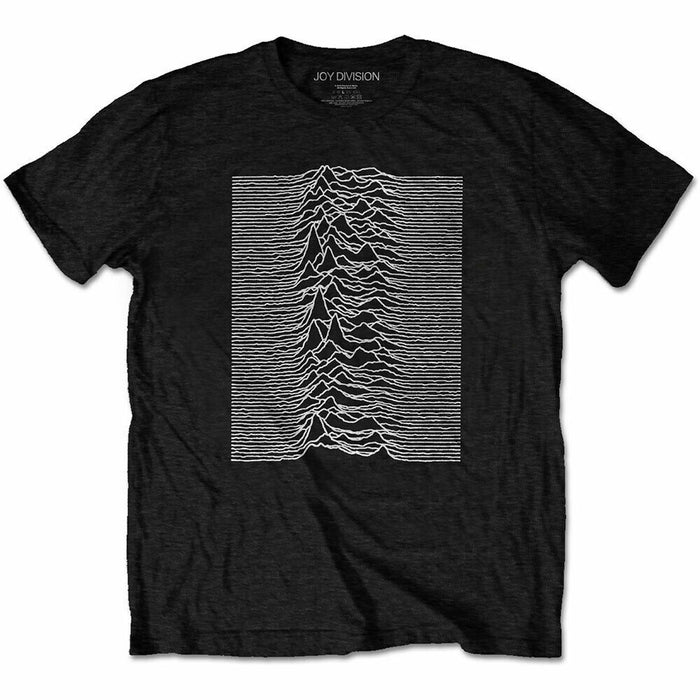 Joy Division Unknown Pleasures Black Small Unisex T-Shirt