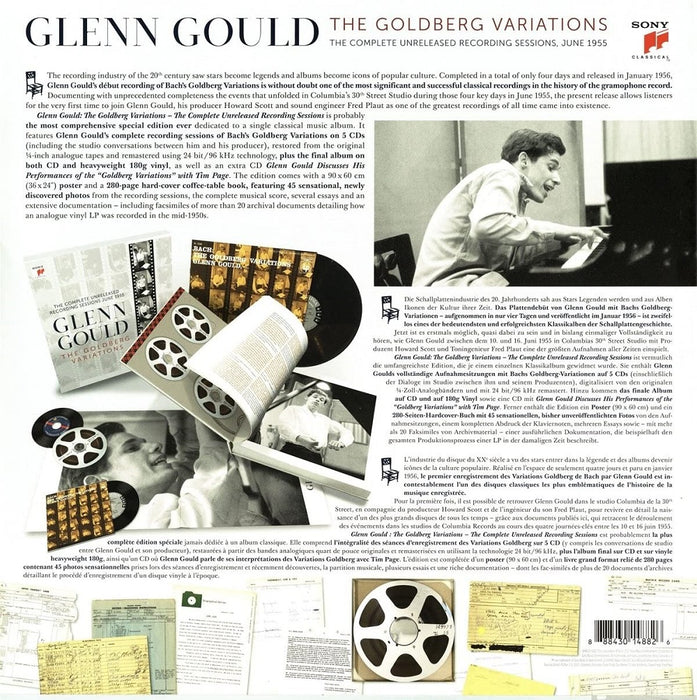 Glenn Gould - The Goldberg Variations Vinyl LP & CD Boxset 2017